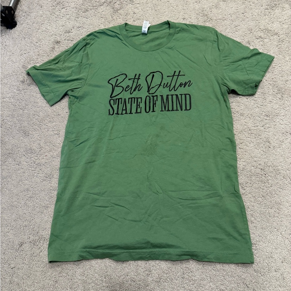 Bella Canvas Green 'Beth Dutton State of Mind' Tee